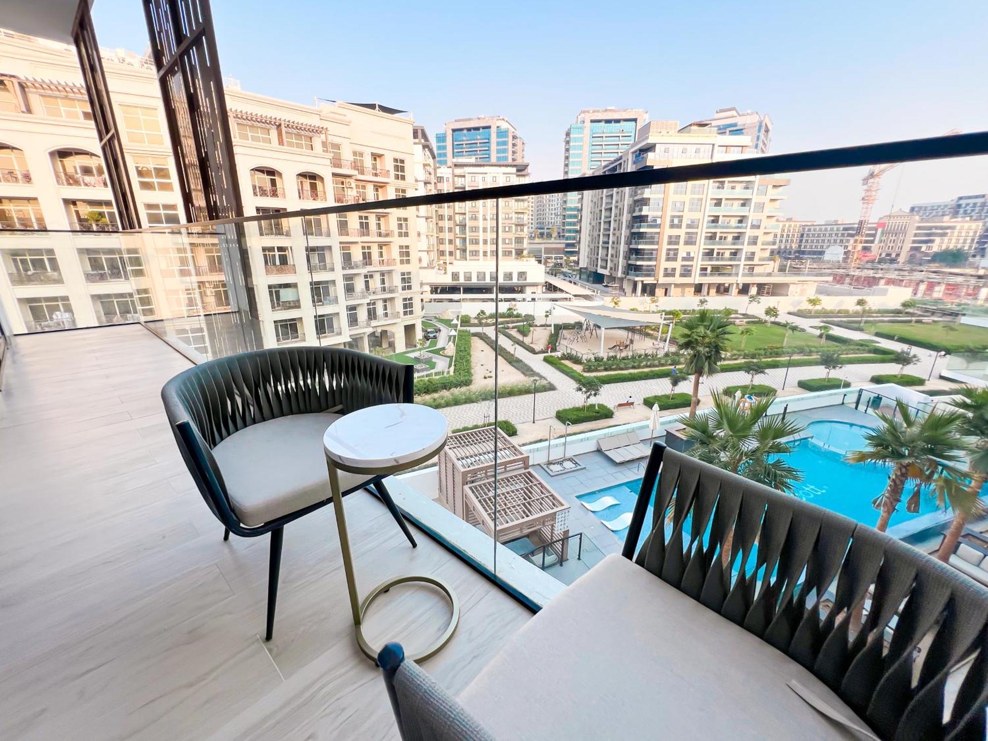 Stylish 1-Bedroom Retreat In Prime Gardens , Arjan Dubai Exterior photo